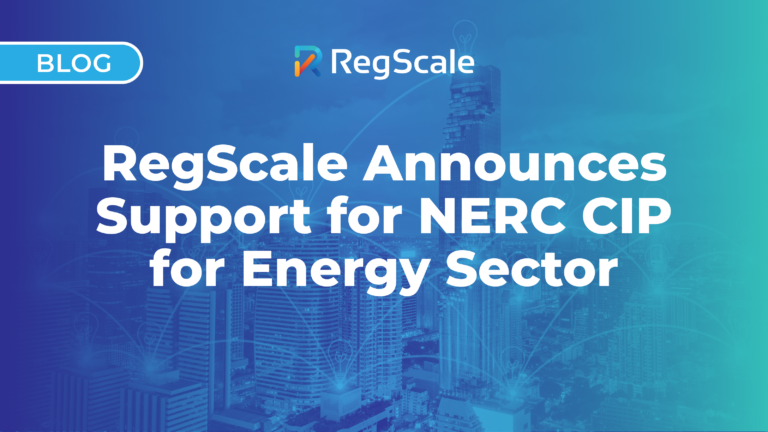 RegScale Announces Support for NERC CIP for Energy Sector