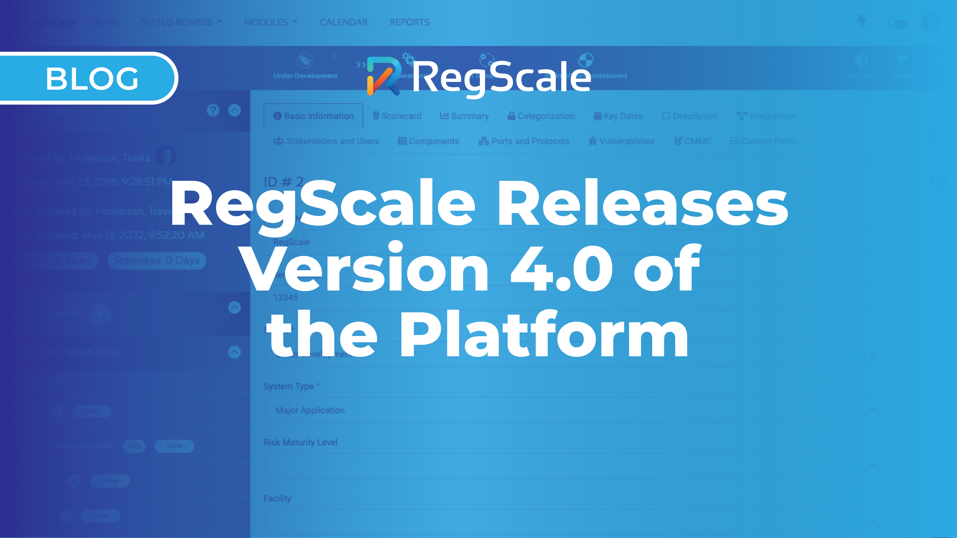 RegScale Releases Version 4.0 of the Platform