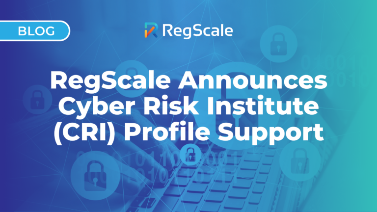 RegScale Announces Cyber Risk Institute (CRI) Profile Support