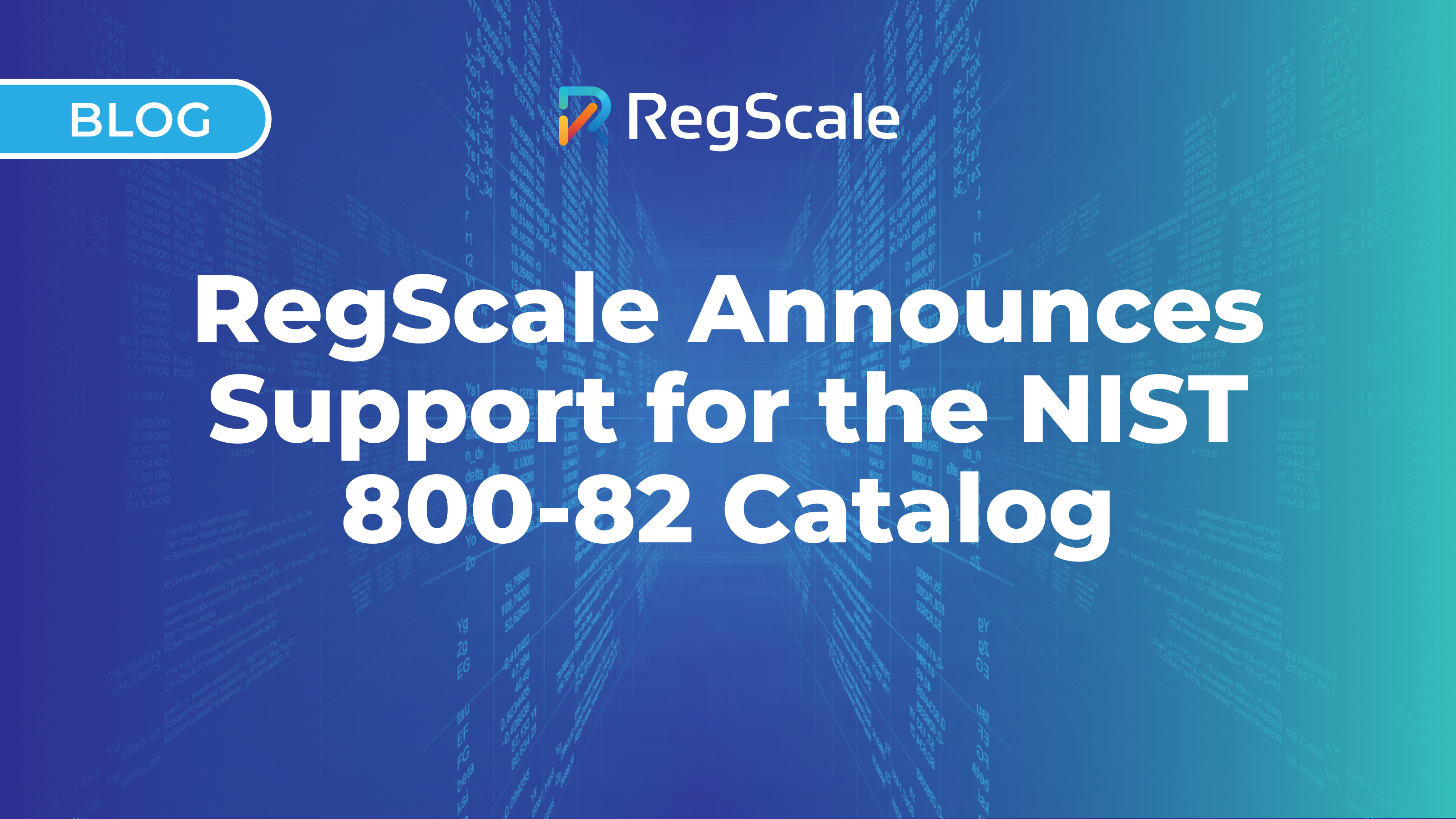 RegScale Announces Support for the NIST 800-82 Catalog