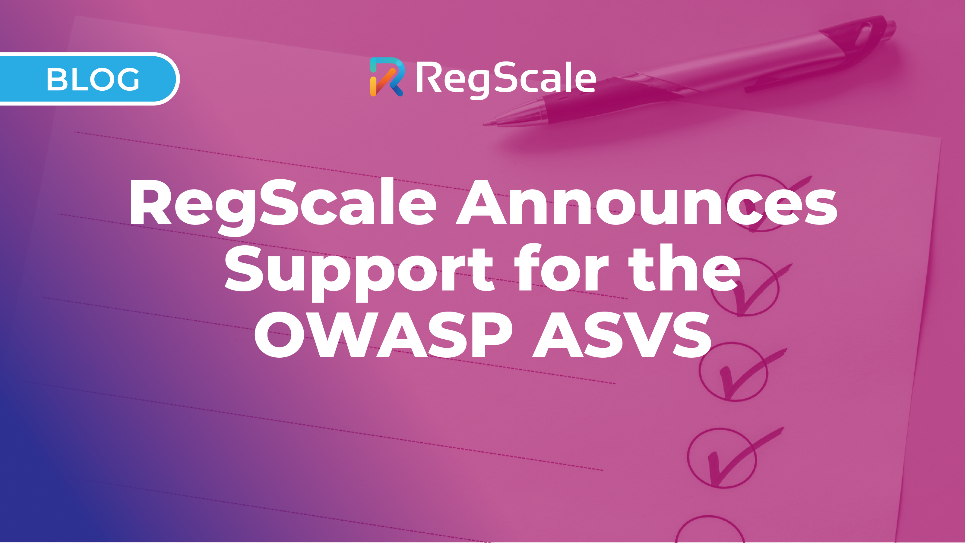 RegScale Announces Support for the OWASP Application Security Verification Security