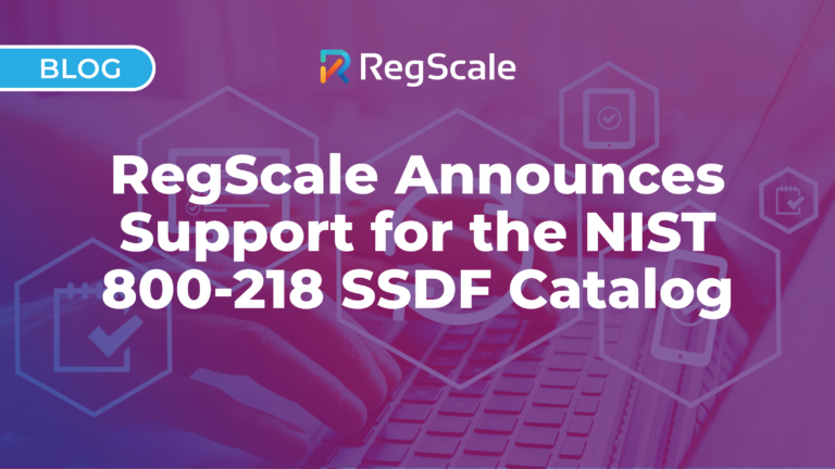 RegScale Announces Support for the NIST 800-218 SSDF Catalog