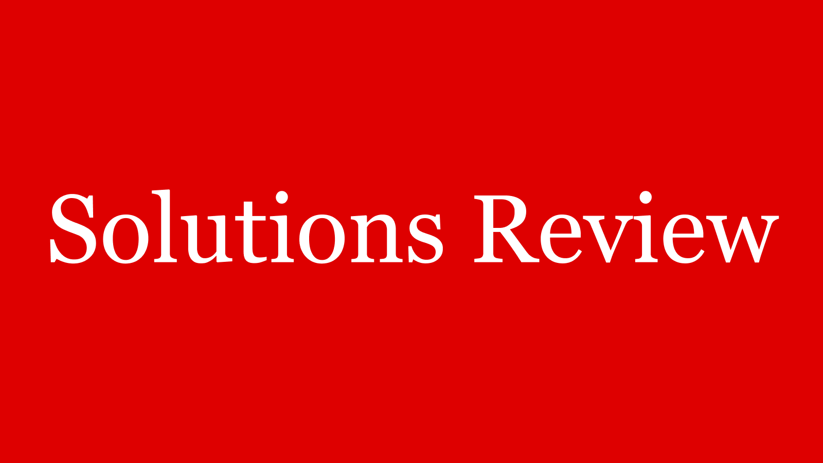 Solutions Review Logo