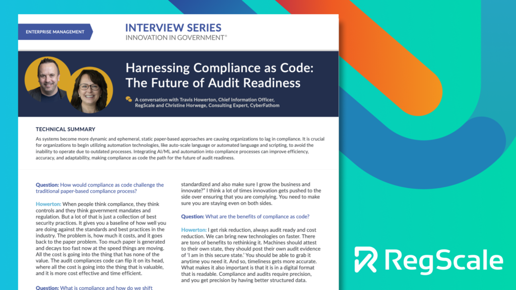 Interview Series Harnessing Compliance as Code The Future of Audit Readiness