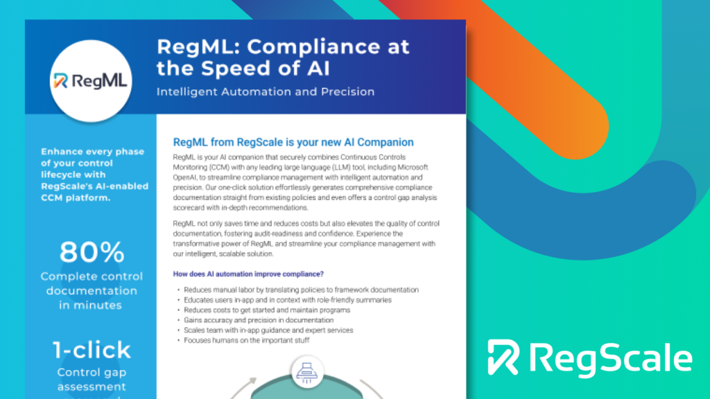 RegML Compliance at the Speed of AI