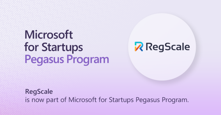 RegScale Has Been Selected to Join the Microsoft for Startups Pegasus Program