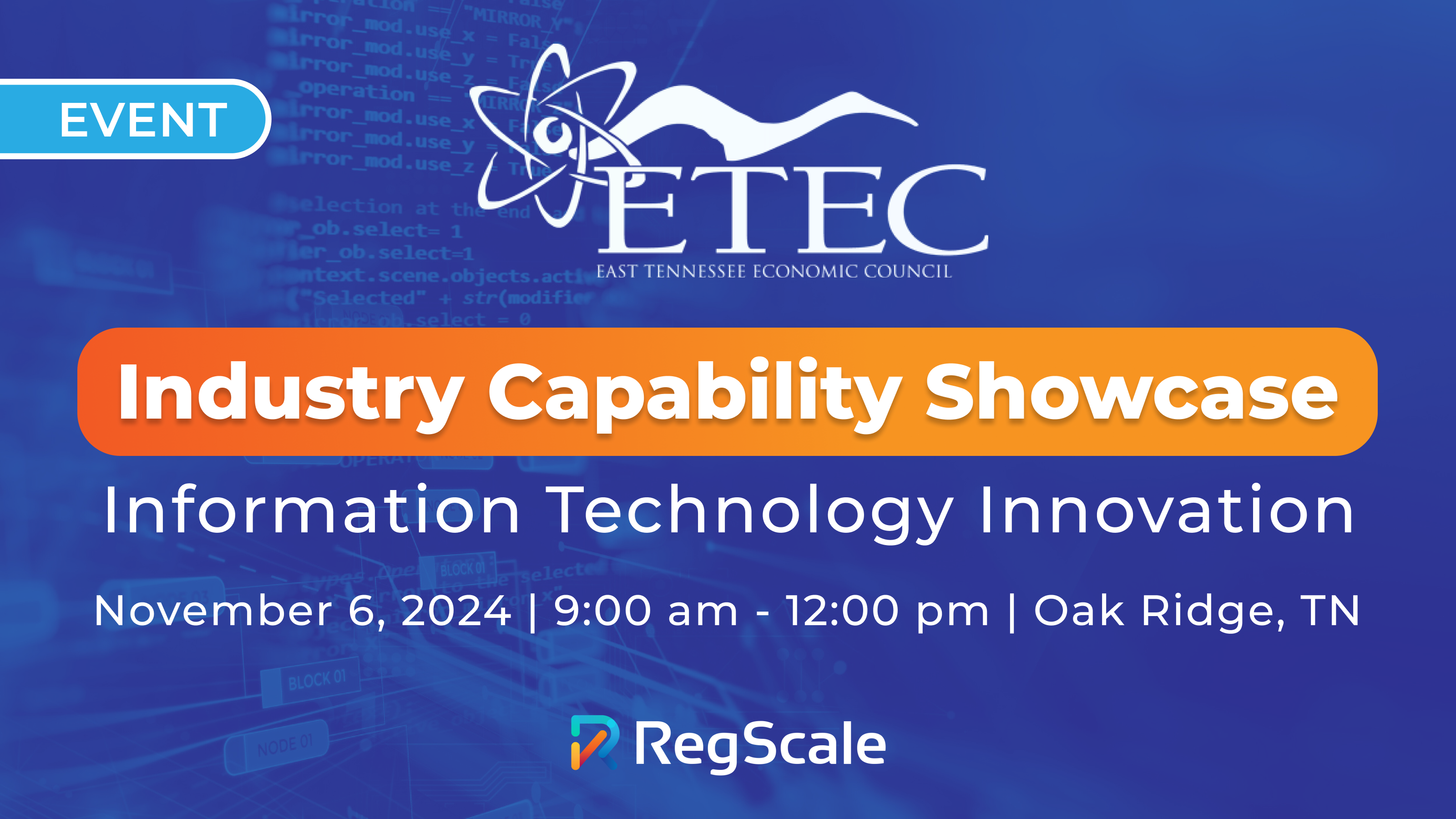 ETEC’s Industry Capability Showcase: Information Technology Innovation