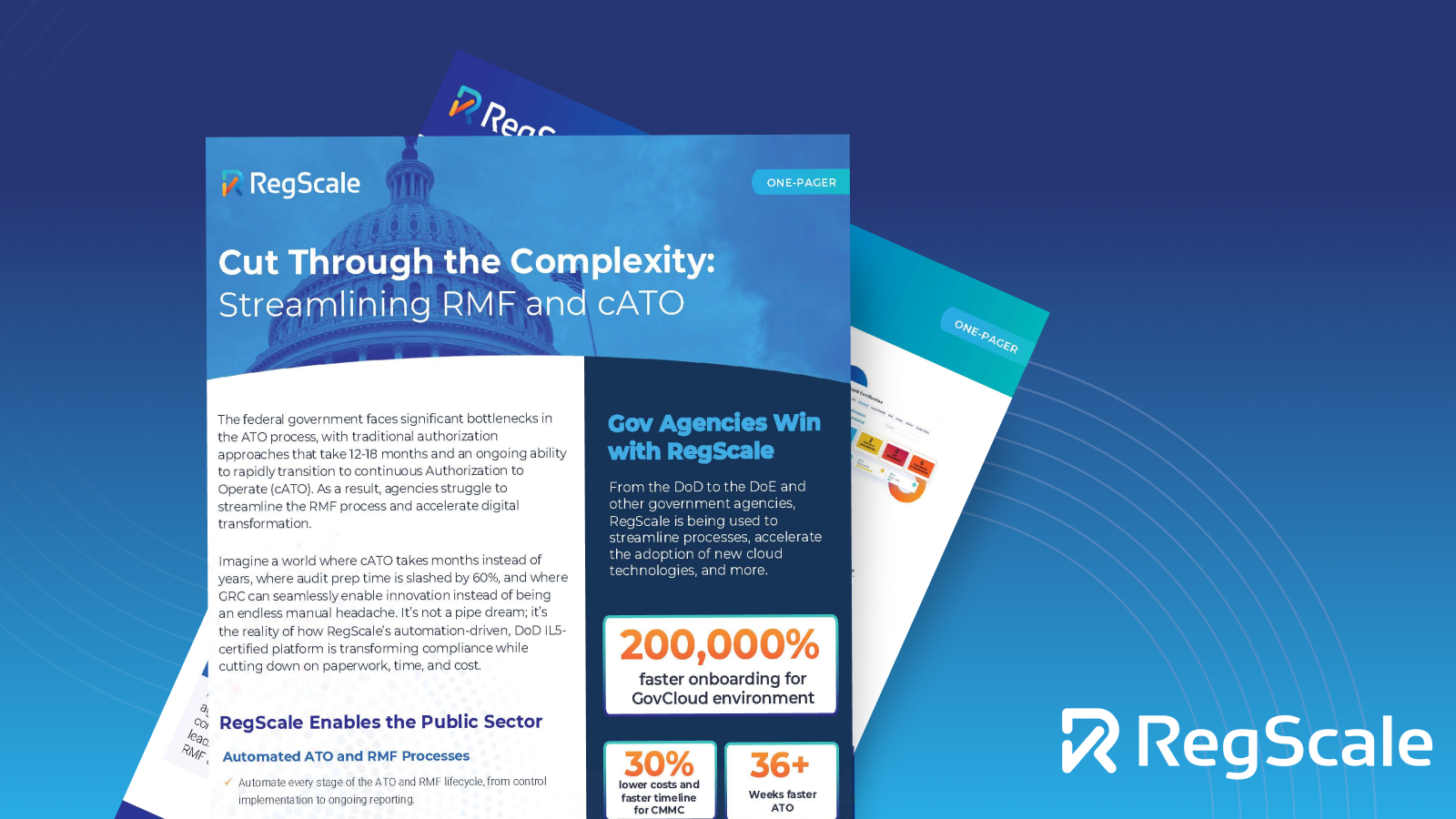 Transforming Public Sector Compliance One-Pager mockup