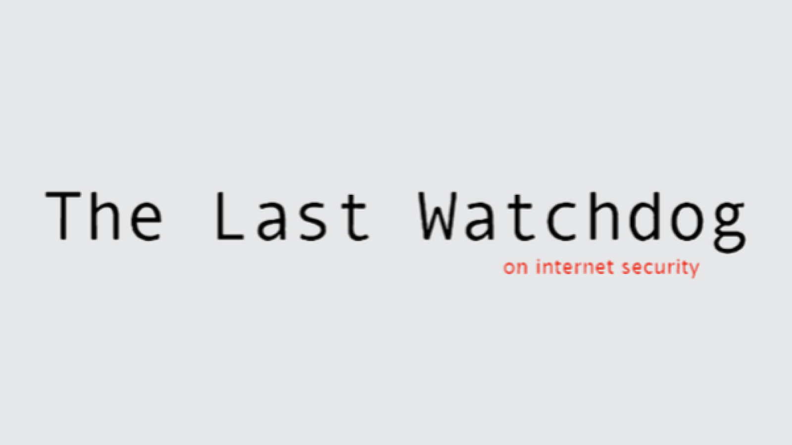 The Last Watchdog Logo