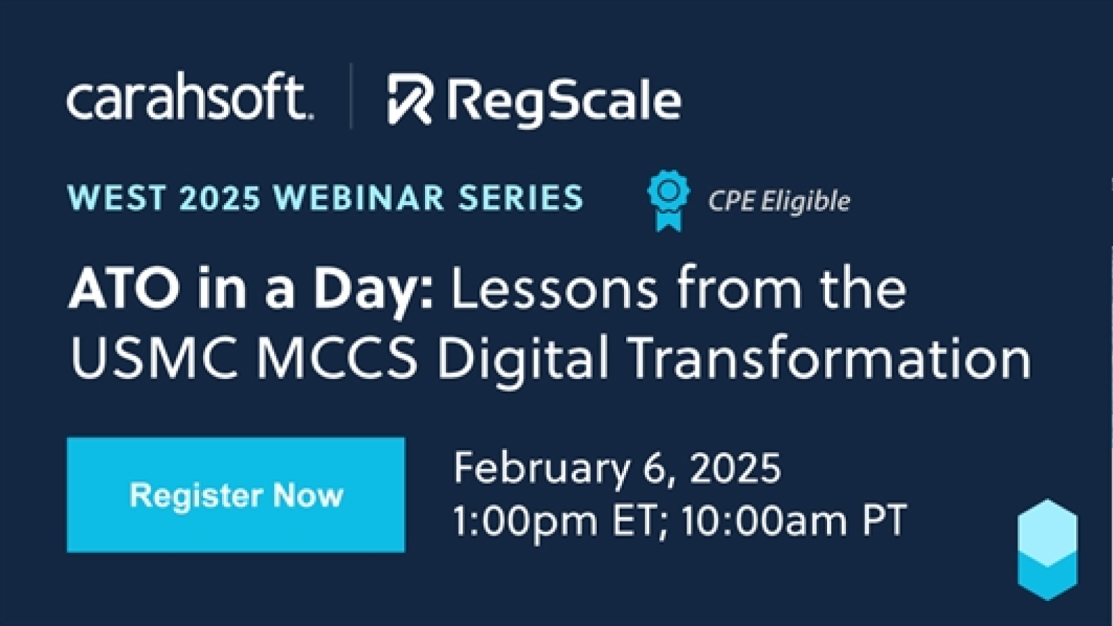 ATO in a Day: Lessons from the USMC MCCS Digital Transformation