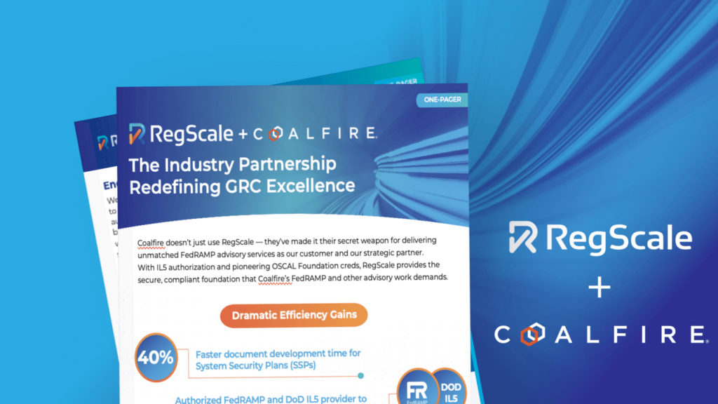 RegScale and Coalfire, Redefining FedRAMP Excellence