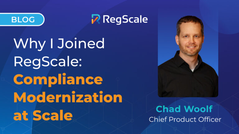 Why I Joined RegScale: Compliance Modernization at Scale