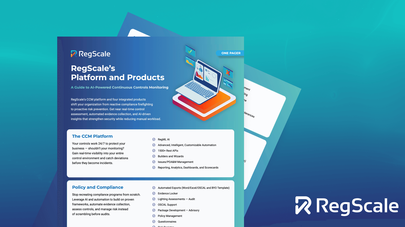RegScale’s Platform and Products
