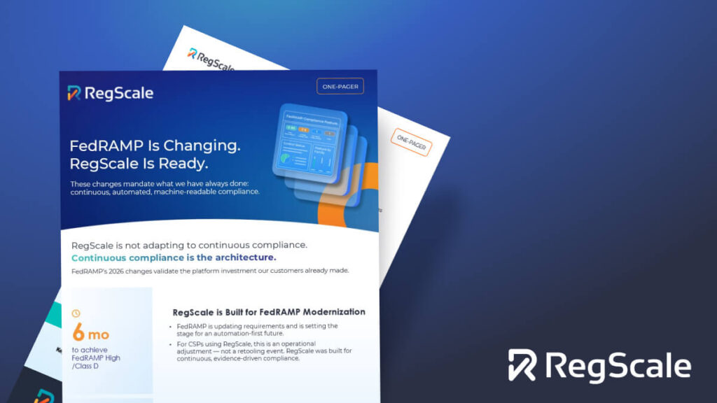 FedRAMP is Changing. RegScale is Ready