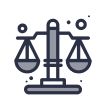 Balance Scales icon grey
