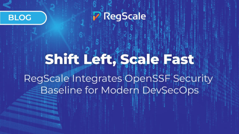 RegScale Integrates OpenSSF Security Baseline for Modern DevSecOps