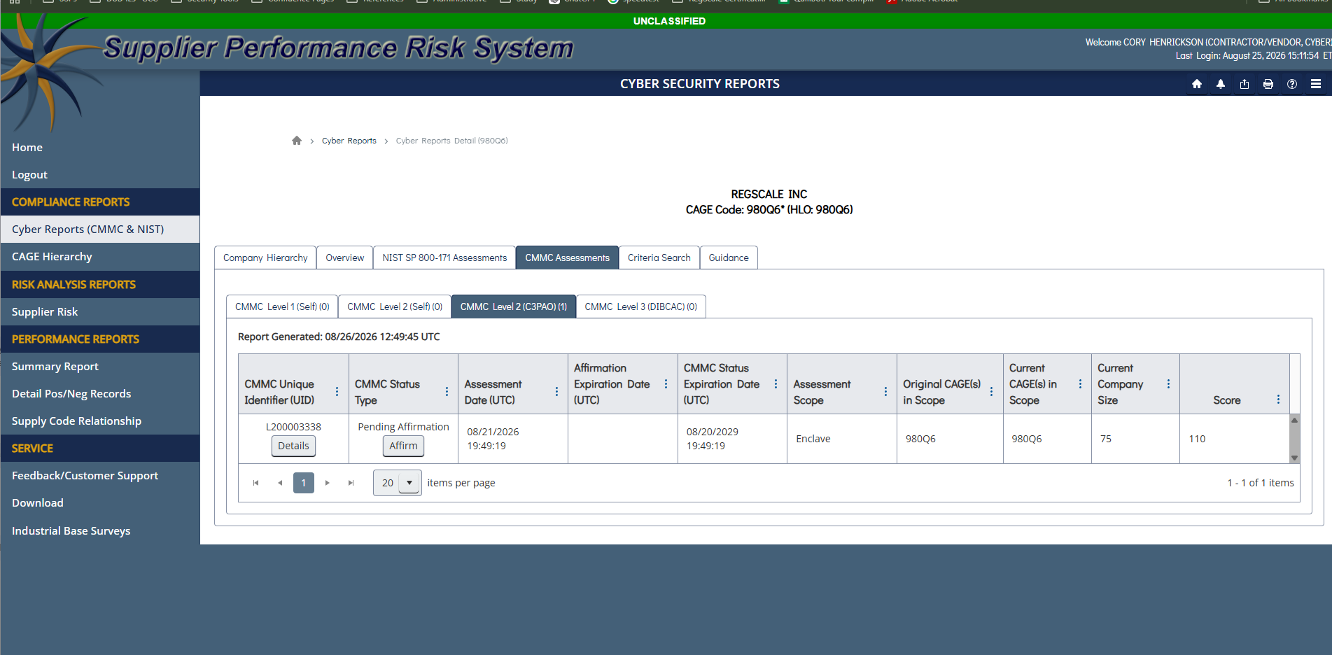Screenshot of a service dashboard displaying key metrics and performance indicators for user analysis.