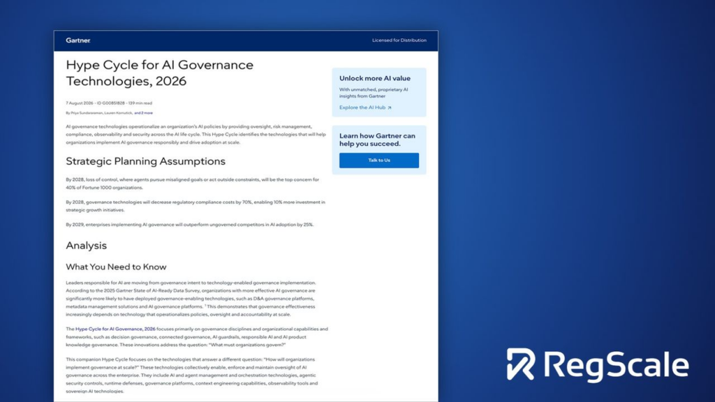 Hype Cycle for AI Governance