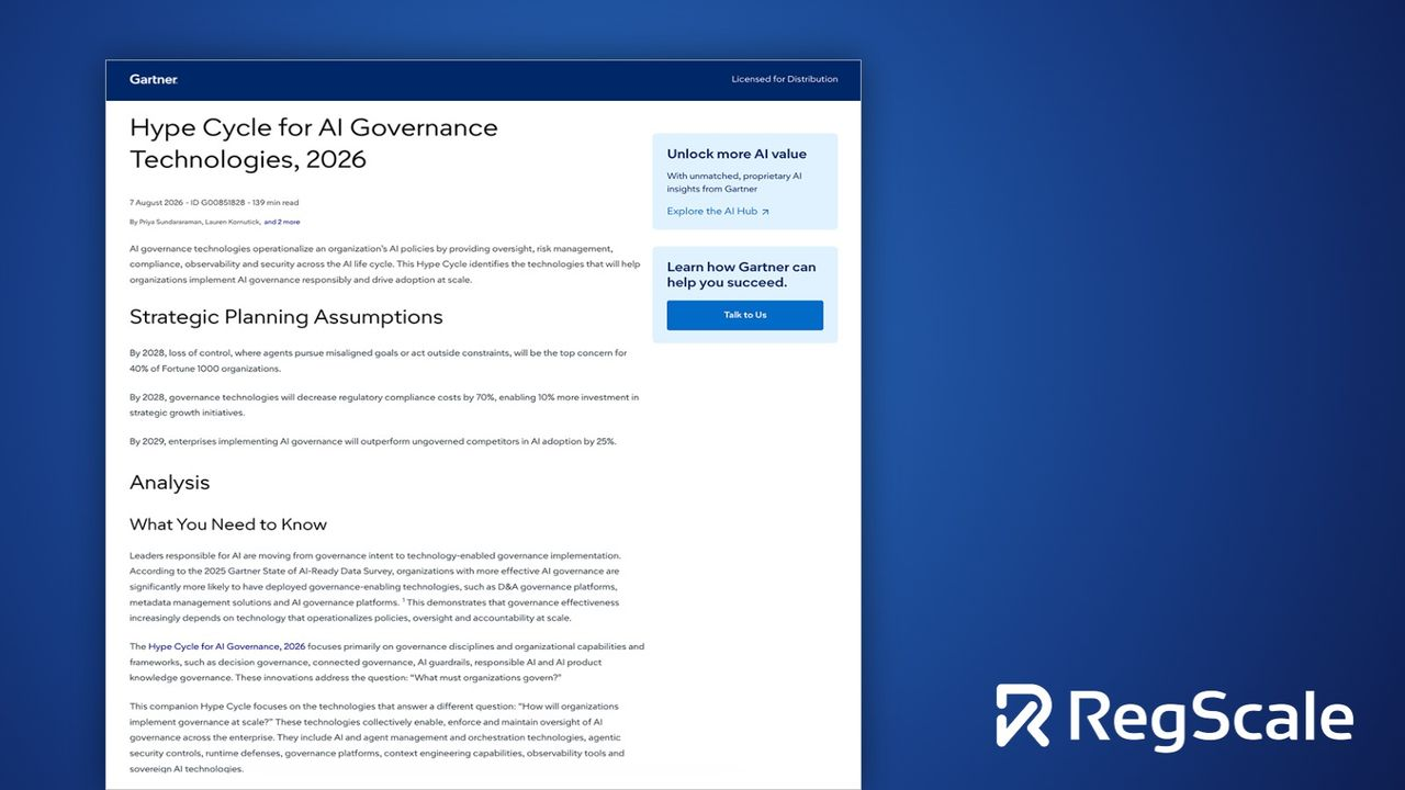 Hype Cycle for AI Governance